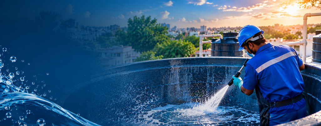About JVR Water Tank Cleaning
